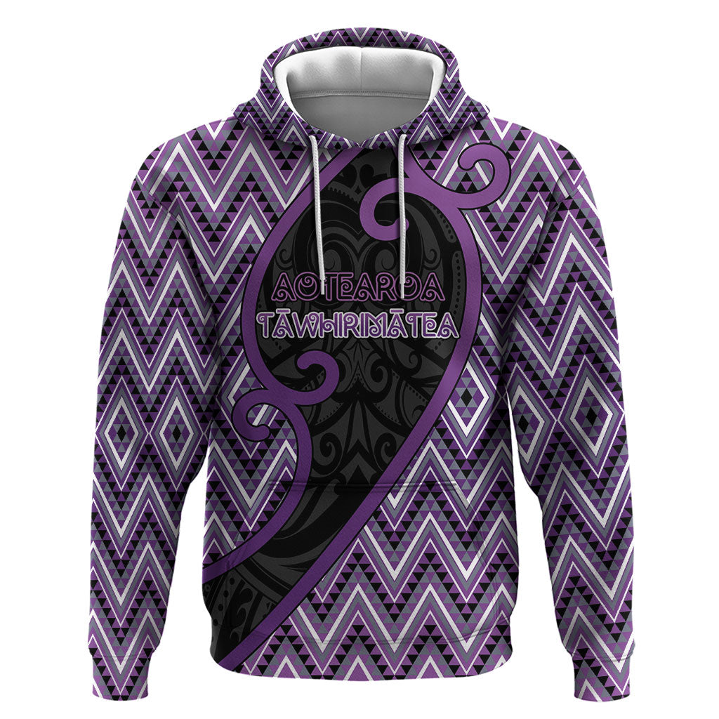 Custom Aotearoa Atua Tawhirimatea Zip Hoodie God Of Storms Koru Patterns