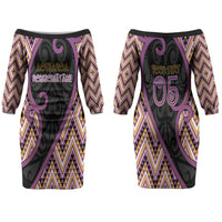 Custom Aotearoa Atua Rongomatane Couples Matching Off The Shoulder Long Sleeve Dress and Long Sleeve Button Shirt God Of Cultivated Foods Koru Patterns