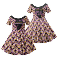Custom Aotearoa Atua Rongomatane Family Matching Off The Shoulder Long Sleeve Dress and Hawaiian Shirt God Of Cultivated Foods Koru Patterns
