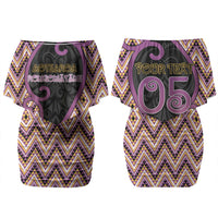 Custom Aotearoa Atua Rongomatane Family Matching Off Shoulder Short Dress and Hawaiian Shirt God Of Cultivated Foods Koru Patterns