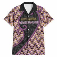 Custom Aotearoa Atua Rongomatane Hawaiian Shirt God Of Cultivated Foods Koru Patterns