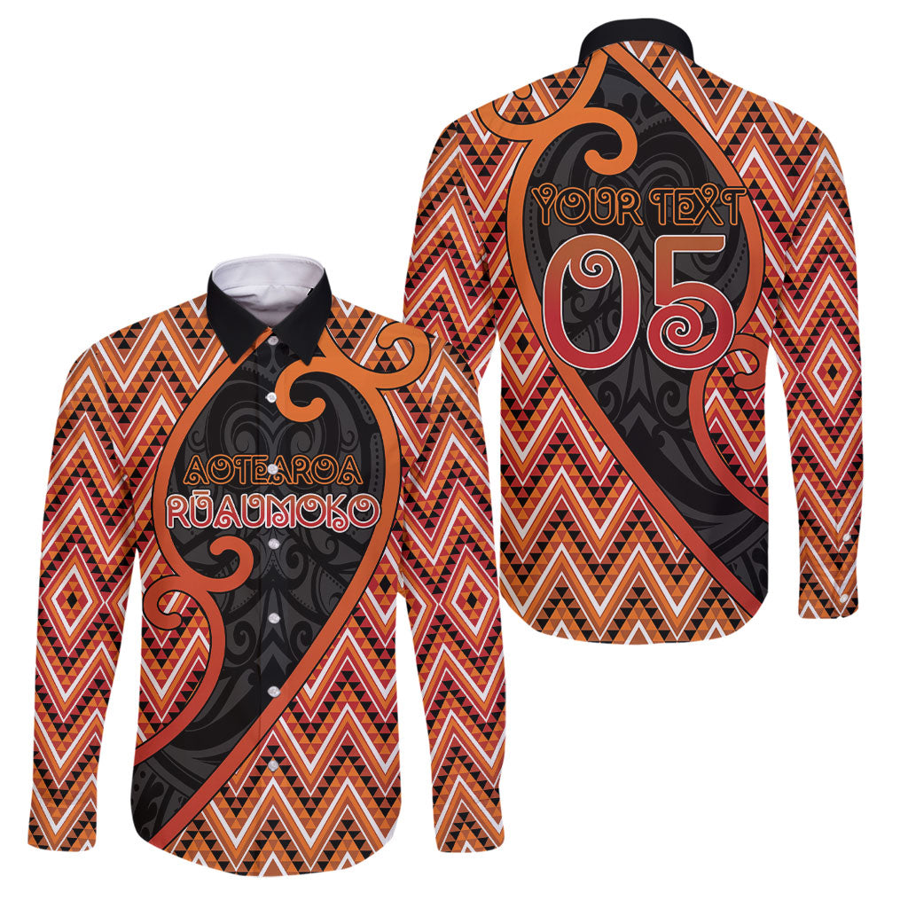 Custom Aotearoa Atua Ruaumoko Family Matching Short Sleeve Bodycon Dress and Hawaiian Shirt God Of Volcanoes Koru Patterns