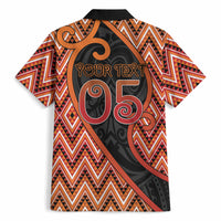 Custom Aotearoa Atua Ruaumoko Hawaiian Shirt God Of Volcanoes Koru Patterns