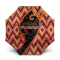 Aotearoa Atua Ruaumoko Umbrella God Of Volcanoes Koru Patterns