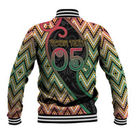 Custom Aotearoa Atua Maui Baseball Jacket Demigod Hero And Trickster Koru Patterns