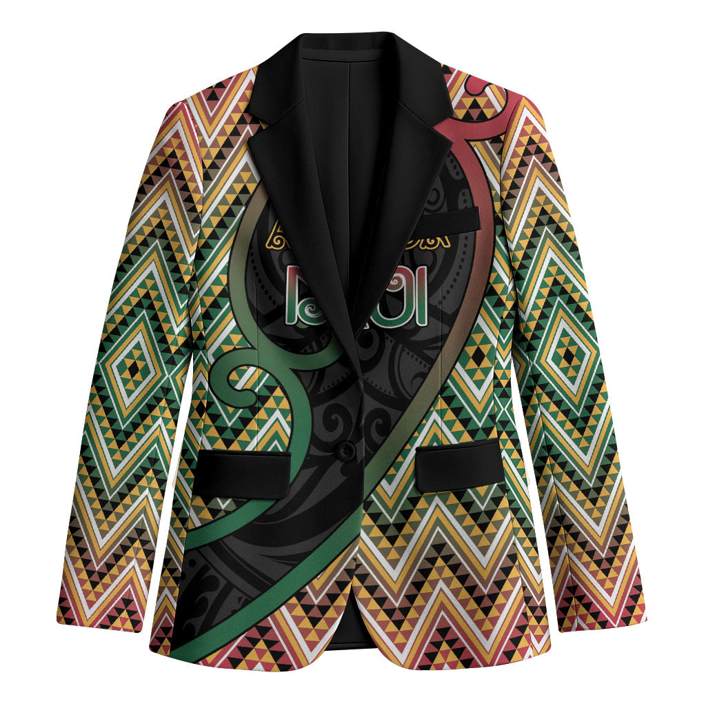 Custom Aotearoa Atua Maui Blazer Demigod Hero And Trickster Koru Patterns