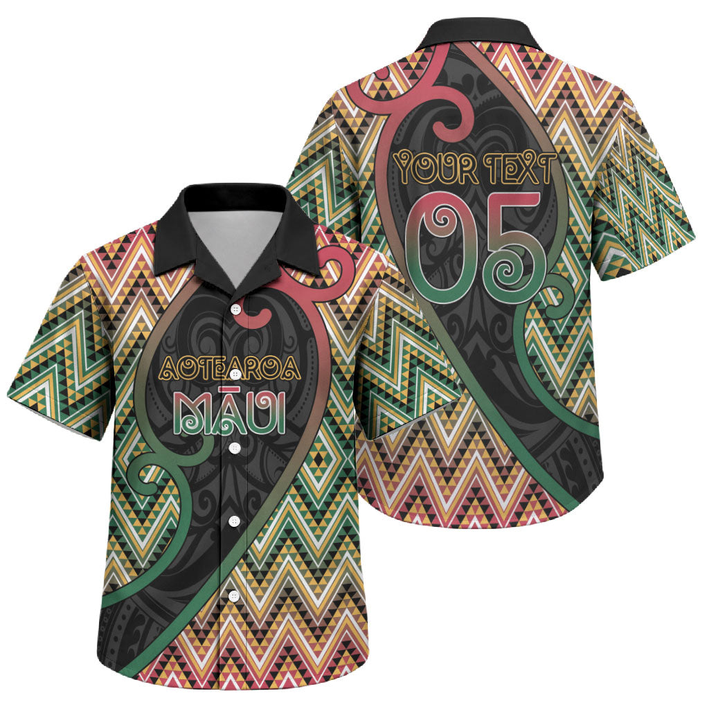 Custom Aotearoa Atua Maui Family Matching Off The Shoulder Long Sleeve Dress and Hawaiian Shirt Demigod Hero And Trickster Koru Patterns