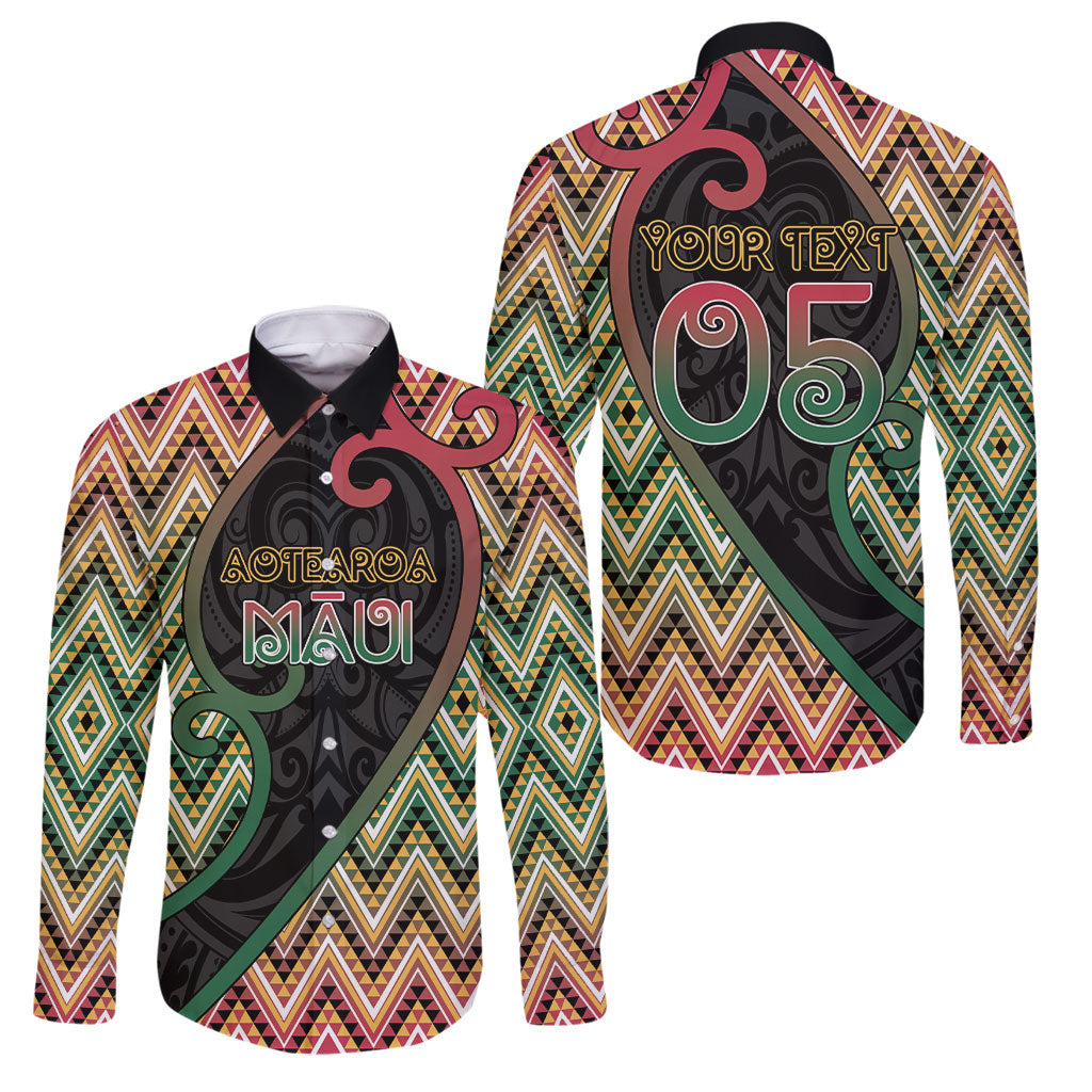 Custom Aotearoa Atua Maui Family Matching Puletasi and Hawaiian Shirt Demigod Hero And Trickster Koru Patterns