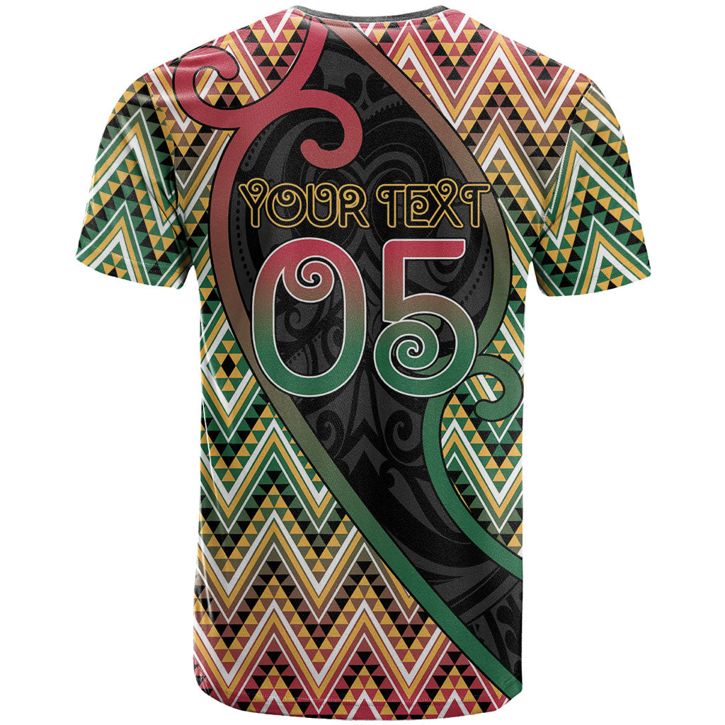 Custom Aotearoa Atua Maui T Shirt Demigod Hero And Trickster Koru Patterns