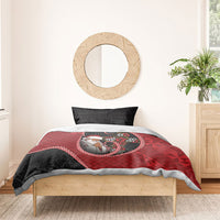Tonga Kilisimasi Fiefia Bedding Set Praying Santa Hibiscus Cross DT05 - Polynesian Pride