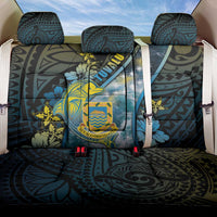 Tuvalu Back Car Seat Cover Dolphin On The Waves
