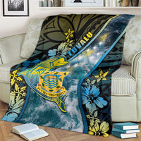 Tuvalu Blanket Dolphin On The Waves