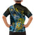 Personalised Tuvalu Family Matching Mermaid Dress and Hawaiian Shirt Dolphin On The Waves