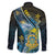Personalised Tuvalu Family Matching Mermaid Dress and Hawaiian Shirt Dolphin On The Waves