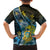 Personalised Tuvalu Family Matching Tank Maxi Dress and Hawaiian Shirt Dolphin On The Waves