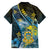 Personalised Tuvalu Family Matching Tank Maxi Dress and Hawaiian Shirt Dolphin On The Waves
