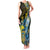 Personalised Tuvalu Family Matching Tank Maxi Dress and Hawaiian Shirt Dolphin On The Waves