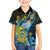 Personalised Tuvalu Family Matching Tank Maxi Dress and Hawaiian Shirt Dolphin On The Waves
