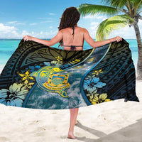 Tuvalu Sarong Dolphin On The Waves