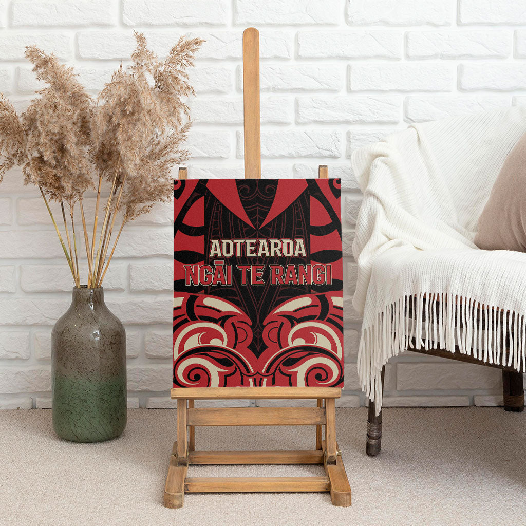 Aotearoa Ngai Te Rangi Canvas Wall Art New Zealand Traditional Maori Pattern DT05 - Polynesian Pride