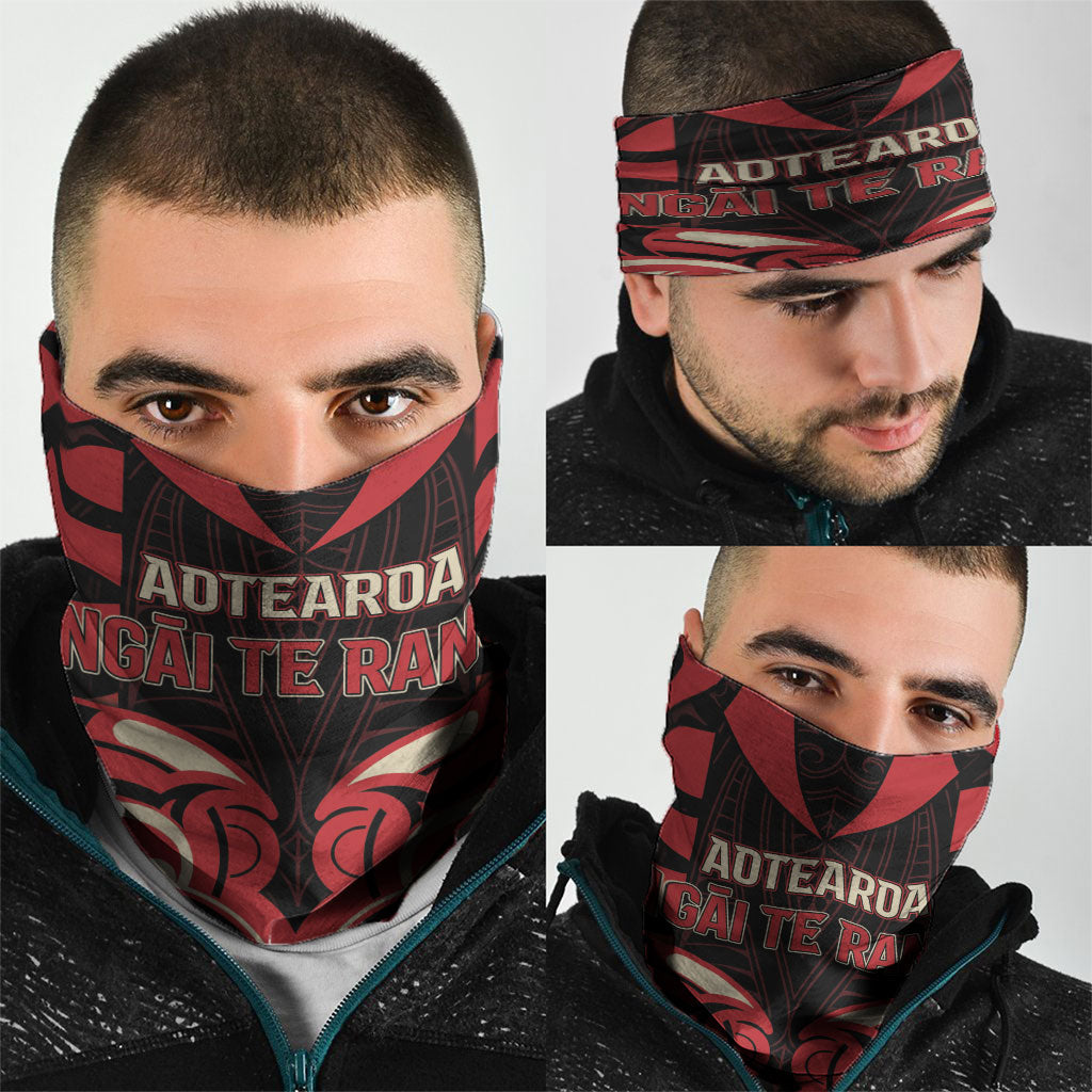 Aotearoa Ngai Te Rangi Neck Gaiter New Zealand Traditional Maori Pattern DT05 - Polynesian Pride
