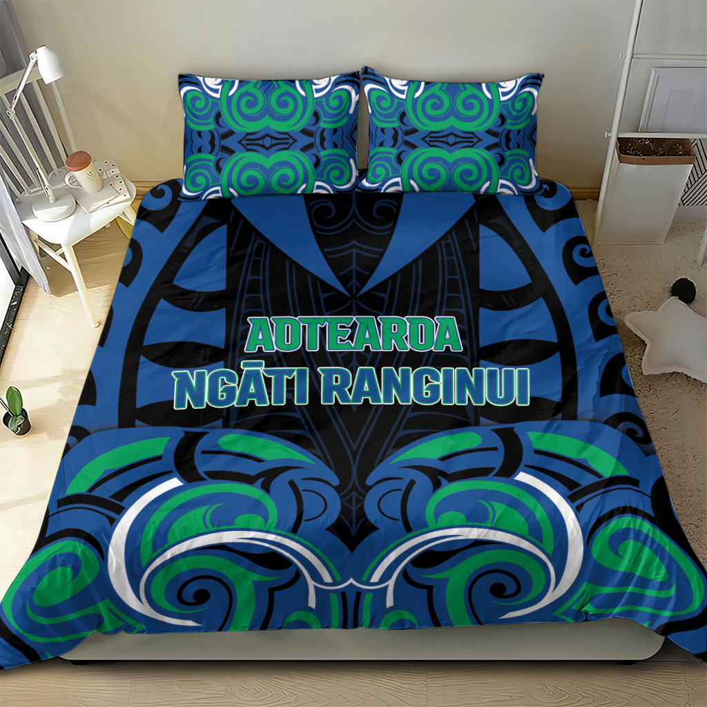 Aotearoa Ngati Ranginui Bedding Set New Zealand Traditional Maori Pattern DT05 - Polynesian Pride