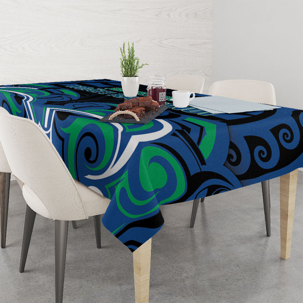 Aotearoa Ngati Ranginui Tablecloth New Zealand Traditional Maori Pattern DT05 - Polynesian Pride