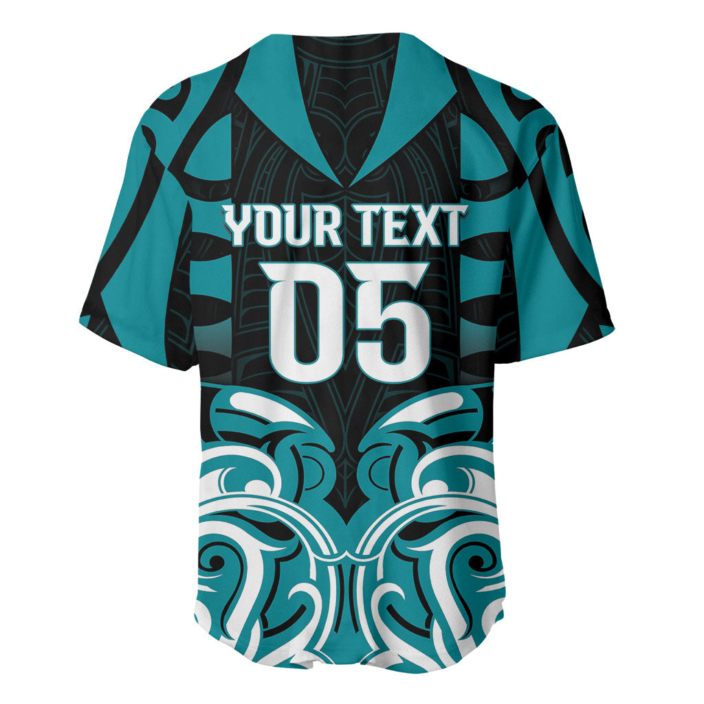Custom Aotearoa Tapuika Baseball Jersey New Zealand Traditional Maori Pattern DT05 - Polynesian Pride