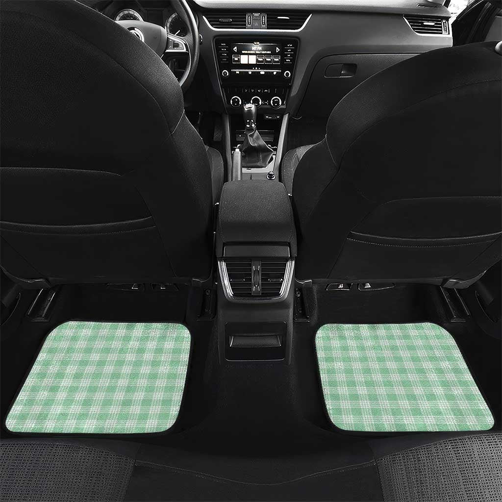 Green Palaka Hawaiian And Japanese Car Mats Maneki Neko And Sakura Bloom