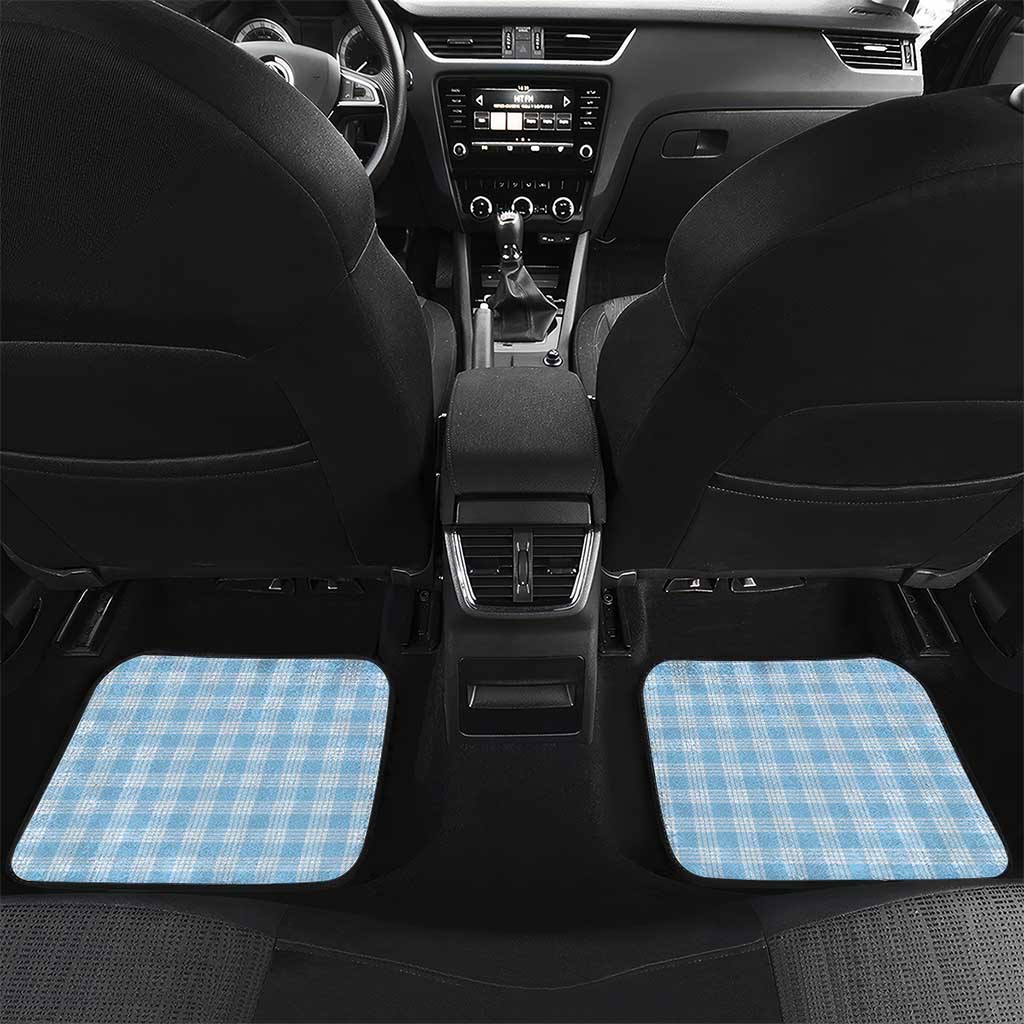 Blue Palaka Hawaiian And Japanese Car Mats Maneki Neko And Sakura Bloom