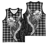 Black Hawaii Palaka Cowboy Turtle Basketball Jersey Hawaiian Paniolo Puakenikeni Maile Lei