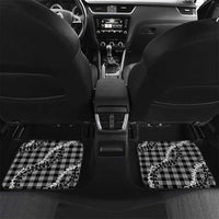 Black Hawaii Palaka Cowboy Turtle Car Mats Hawaiian Paniolo Puakenikeni Maile Lei