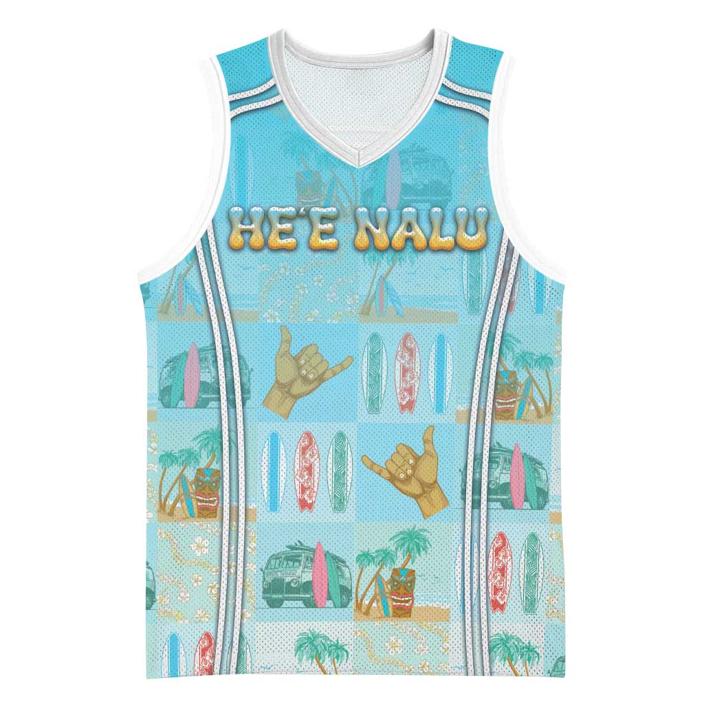 Custom Hawaii Surfing Basketball Jersey He'e Nalu