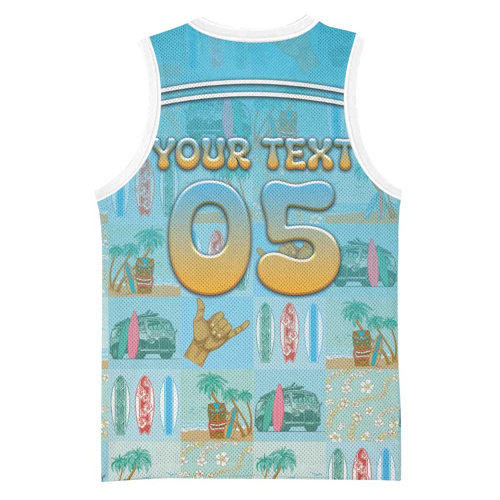 Custom Hawaii Surfing Basketball Jersey He'e Nalu