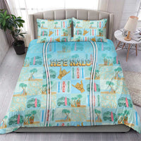Hawaii Surfing Bedding Set He'e Nalu