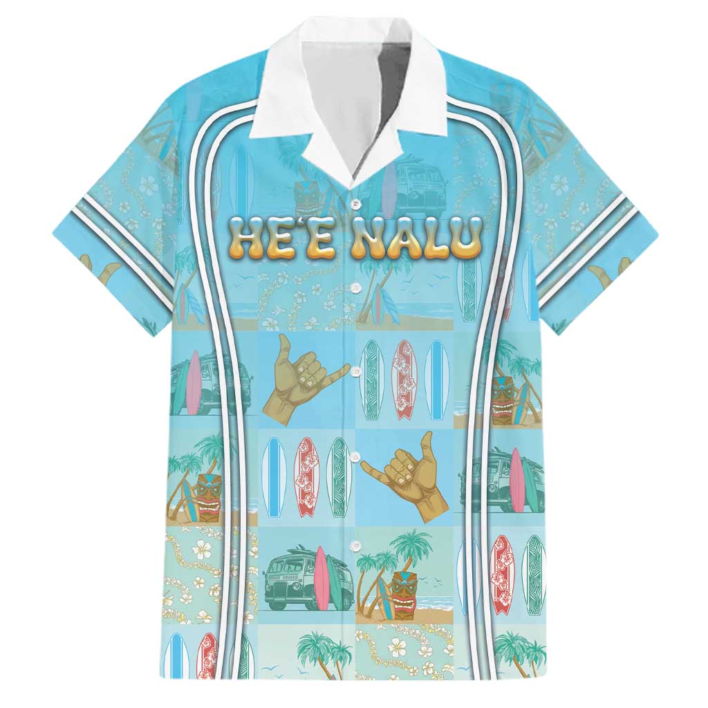 Custom Hawaii Surfing Family Matching Mermaid Dress and Hawaiian Shirt He'e Nalu