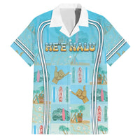 Custom Hawaii Surfing Family Matching Summer Maxi Dress and Hawaiian Shirt He'e Nalu