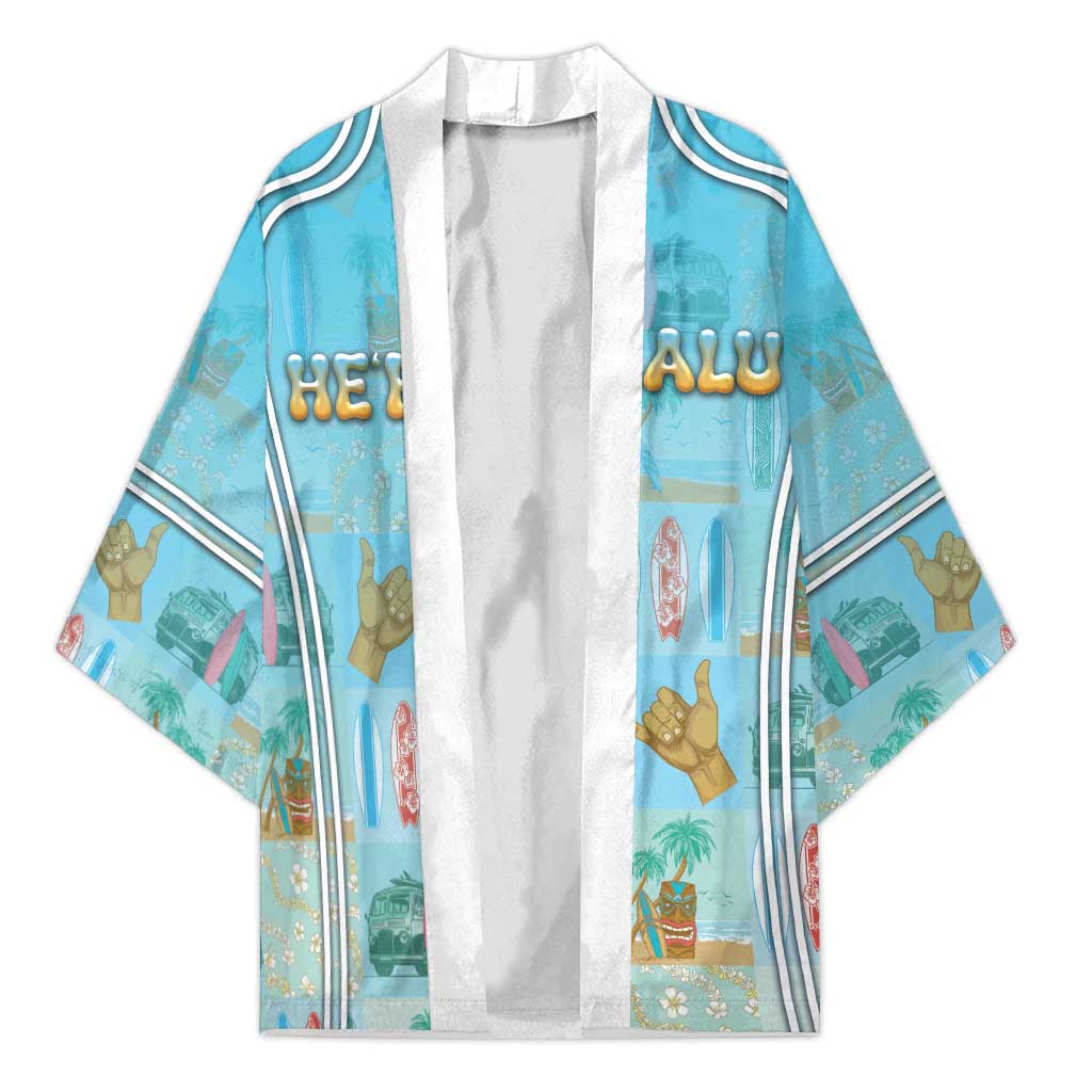 Custom Hawaii Surfing Kimono He'e Nalu