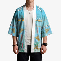 Custom Hawaii Surfing Kimono He'e Nalu