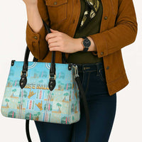 Hawaii Surfing Leather Bag He'e Nalu