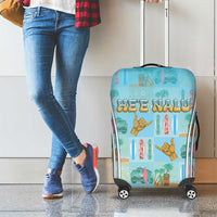 Hawaii Surfing Luggage Cover He'e Nalu