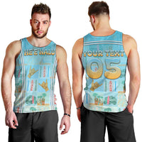 Custom Hawaii Surfing Men Tank Top He'e Nalu