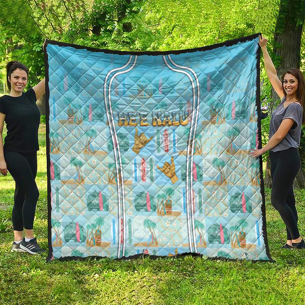 Hawaii Surfing Quilt He'e Nalu