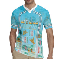 Custom Hawaii Surfing Rugby Jersey He'e Nalu