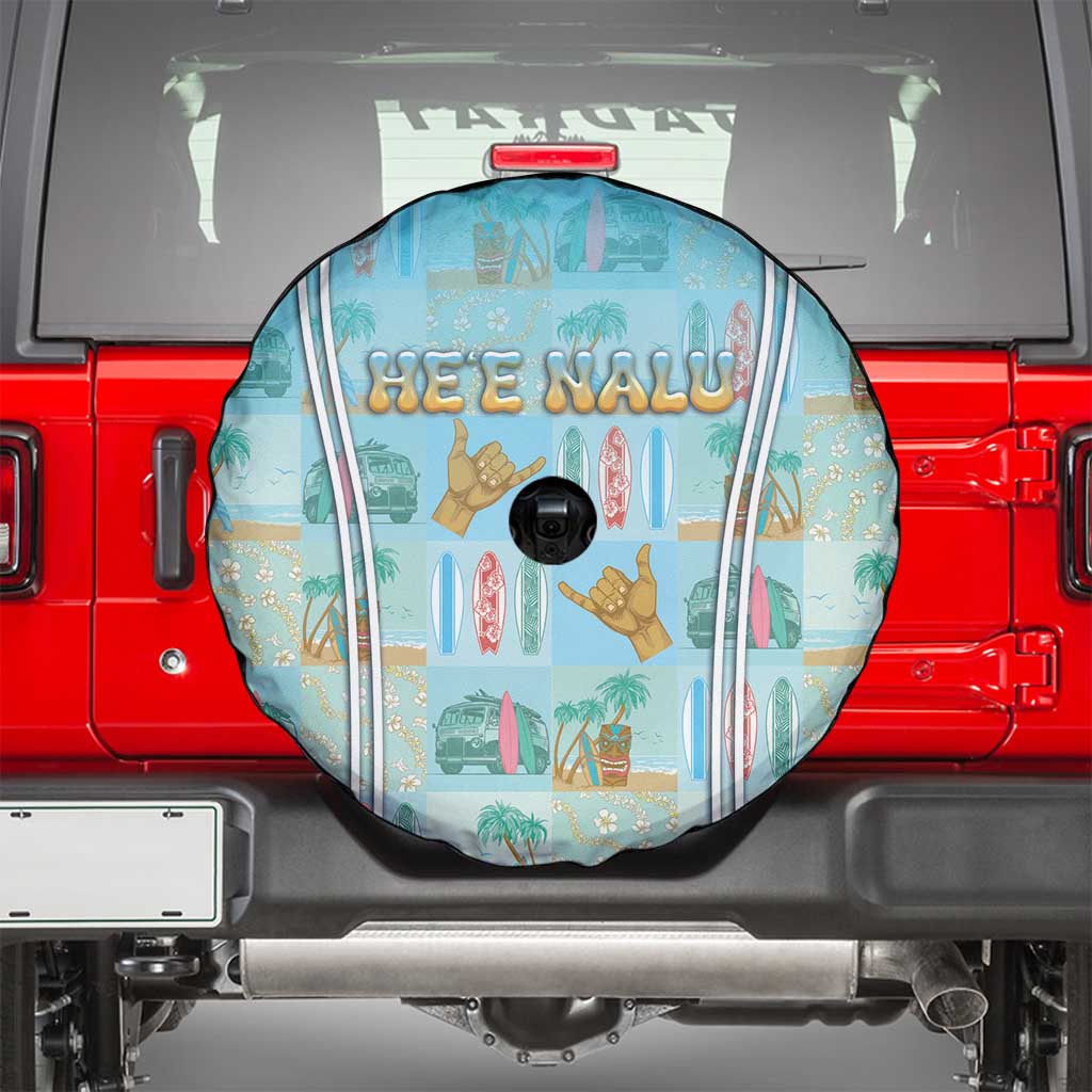 Hawaii Surfing Spare Tire Cover He'e Nalu