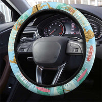 Hawaii Surfing Steering Wheel Cover He'e Nalu