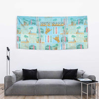 Hawaii Surfing Tapestry He'e Nalu