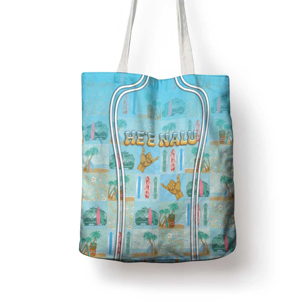 Hawaii Surfing Tote Bag He'e Nalu