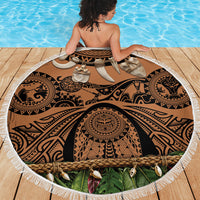 Polynesia Maui Tattoo Inspired Beach Blanket Tropical Leaf Skirt Costume