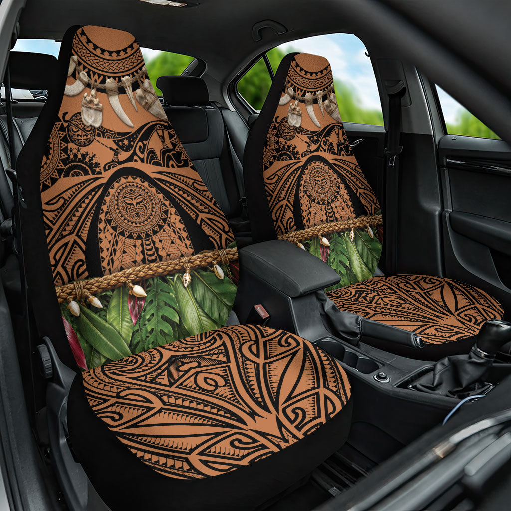 Polynesia Maui Tattoo Inspired Car Seat Cover Tropical Leaf Skirt Costume